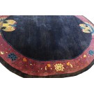 1920s Oval Chinese Art Deco Carpet