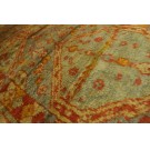 19th Century Turkish Angora Oushak Carpet