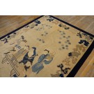 Early 20th Century Chinese Peking Carpet with Eight Immortals Playing Weiqi 