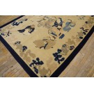 Early 20th Century Chinese Peking Carpet with Eight Immortals Playing Weiqi 