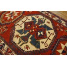 19th Century Caucasian Kazak Lori Pambak Carpet