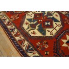 19th Century Caucasian Kazak Lori Pambak Carpet