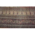 19th Century N.E. Persian Khorassan Moud Carpet 