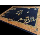 19th Century Chinese Peking Dragon Phoenix Carpet