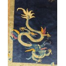 19th Century Chinese Peking Dragon Phoenix Carpet