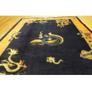 19th Century Chinese Peking Dragon Phoenix Carpet