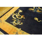 19th Century Chinese Peking Dragon Phoenix Carpet