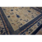 19th Century W. Chinese Ningxia Carpet