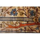 Mid 19th Century N.W. Persian Silk Heriz Carpet