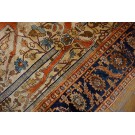 Mid 19th Century N.W. Persian Silk Heriz Carpet