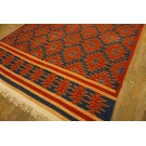 1930s Indian Cotton Dhurrie Carpet 