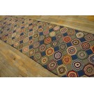 1930s Geometrical American Hooked Rug 