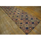 1930s Geometrical American Hooked Rug 