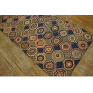 1930s Geometrical American Hooked Rug 