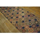 1930s Geometrical American Hooked Rug 