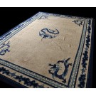 Late 19th Century Chinese Peking Dragon Carpet 