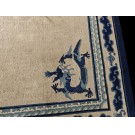 Late 19th Century Chinese Peking Dragon Carpet 