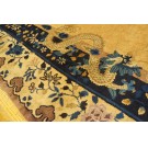 Early 20th Century Chinese Peking Dragon Carpet 