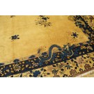 Early 20th Century Chinese Peking Dragon Carpet 