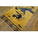 Late 18th Century Chinese Ningxia Dragon Pillar Carpet