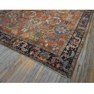 19th Century Antique N.W. Persian Heriz Carpet