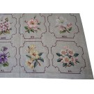 Early 20th Century English Needlepoint Carpet with US State Flowers