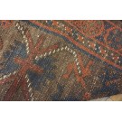 19th Century Afghan Baluch Carpet 