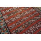 Mid 20th Century Moroccan Flat-weave Carpet 