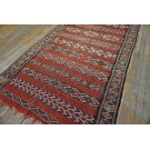 Mid 20th Century Moroccan Flat-weave Carpet 