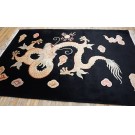 Vintage 1980s Chinese Dragon Carpet