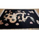 Vintage 1980s Chinese Dragon Carpet