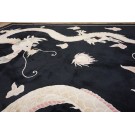 Chinese Art Deco Style Carpet with Dragons