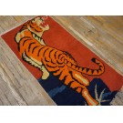 Vintage Chinese Tibetan Tiger Carpet 