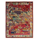 1920s Scenic Chinese Art Deco Carpet by Nichols Workshop