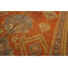 Early 20th Century Turkish Oushak Smyrna Carpet