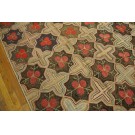 19th Century American Hooked Rug