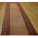 19th Century W. Persian Bijar Runner Carpet 