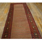 19th Century W. Persian Bijar Runner Carpet 