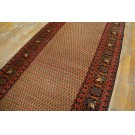 19th Century W. Persian Bijar Runner Carpet 