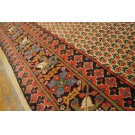 19th Century W. Persian Bijar Runner Carpet 