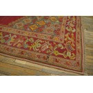 19th Century Turkish Ghiordes Oushak Carpet