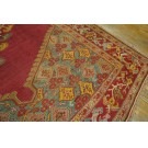 19th Century Turkish Ghiordes Oushak Carpet