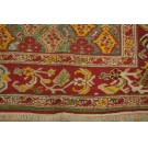 19th Century Turkish Ghiordes Oushak Carpet