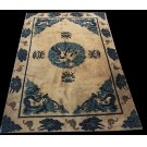 Early 20th Century Chinese Baotou Dragon Carpet