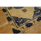 Early 20th Century Chinese Baotou Dragon Carpet