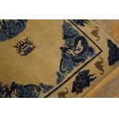 Early 20th Century Chinese Baotou Dragon Carpet