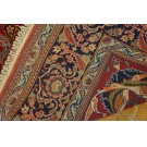 Early 20th Century Pair of Wool & Silk Persian Kashan Prayer Rugs