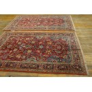 Early 20th Century Pair of Wool & Silk Persian Kashan Prayer Rugs