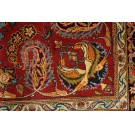 Early 20th Century Pair of Wool & Silk Persian Kashan Prayer Rugs