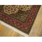 Mid 20th Century Persian Tabriz Rug with Silk Highlights